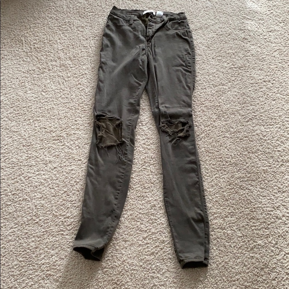 Army Green Jeans